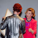 14 June: Queen Sonja presents the Queen Sonja Nordic Art Award to the Finnish artist Tiina Kivinen (Photo: Stian Lysberg Solum / NTB scanpix)